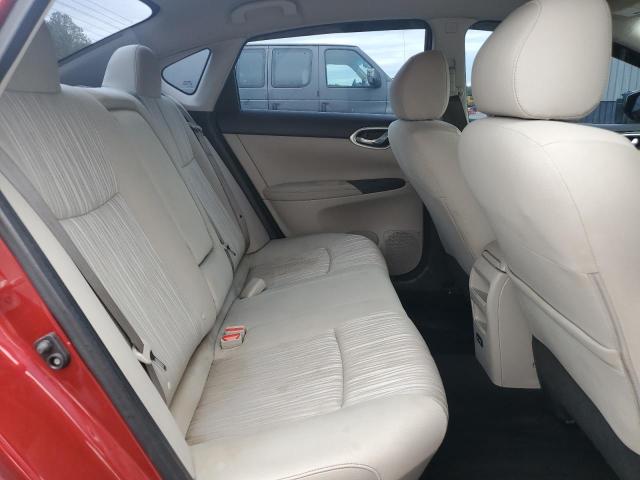 3N1AB7AP0HY341700 - 2017 NISSAN SENTRA S RED photo 10
