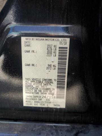 1N4AL3APXJC267158 - 2018 NISSAN ALTIMA 2.5 黑色 照片 13