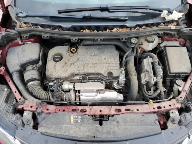 1G1BE5SM6K7136207 - 2019 CHEVROLET CRUZE LT Қызыл фото 11