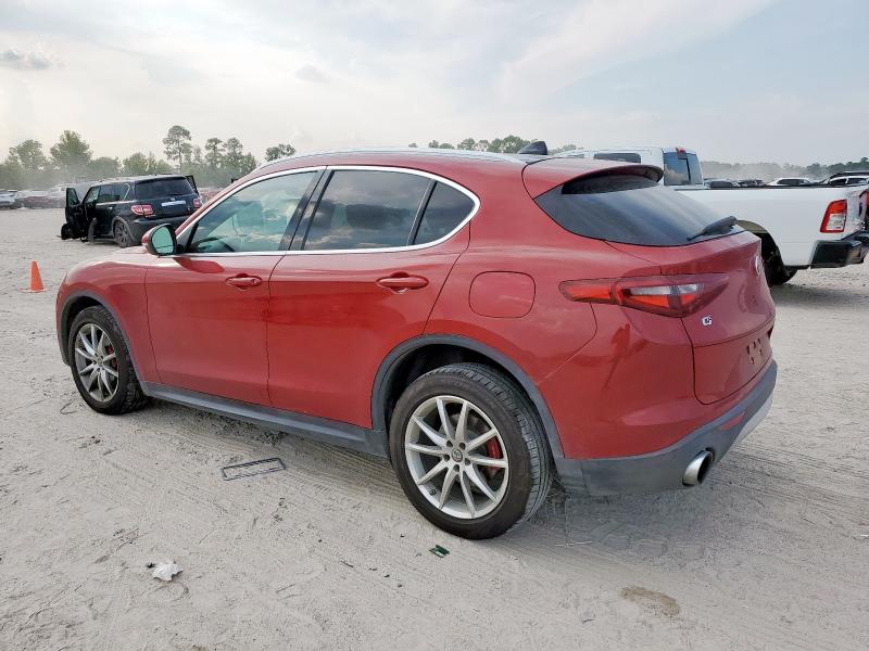 ZASFAKBN5J7B64131 - 2018 ALFA ROMEO STELVIO TI RED photo 2
