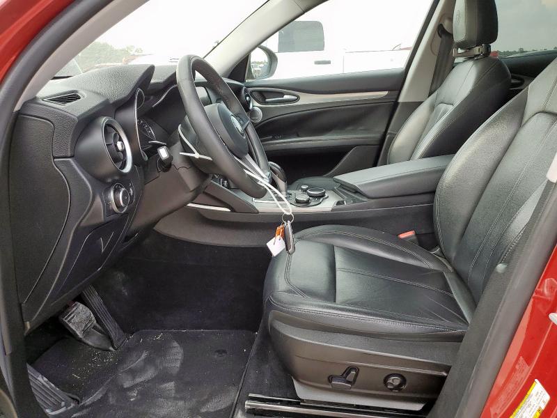 ZASFAKBN5J7B64131 - 2018 ALFA ROMEO STELVIO TI RED photo 7