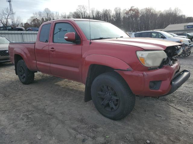 5TFUX4EN1FX030472 - 2015 TOYOTA TACOMA ACCESS CAB RED photo 4