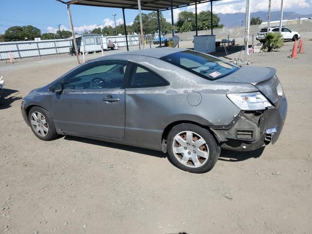 2HGFG12667H525620 - 2007 HONDA CIVIC LX GRAY photo 2