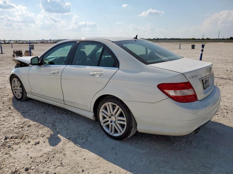 WDDGF81X18F090264 - 2008 MERCEDES-BENZ C 300 4MATIC WHITE photo 2