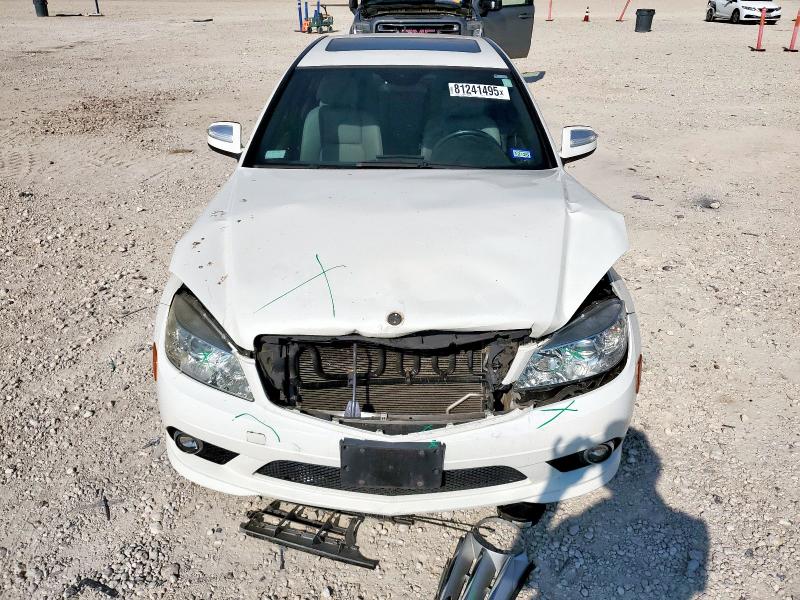 WDDGF81X18F090264 - 2008 MERCEDES-BENZ C 300 4MATIC WHITE photo 5
