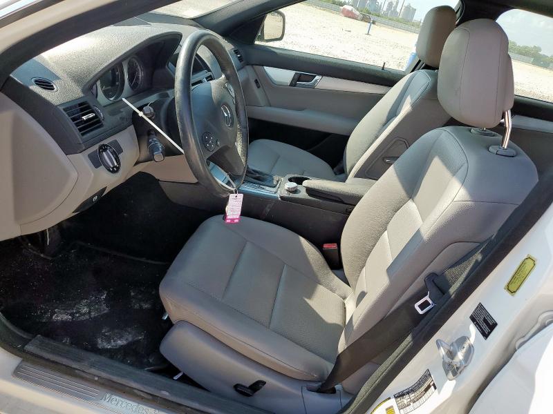 WDDGF81X18F090264 - 2008 MERCEDES-BENZ C 300 4MATIC WHITE photo 7