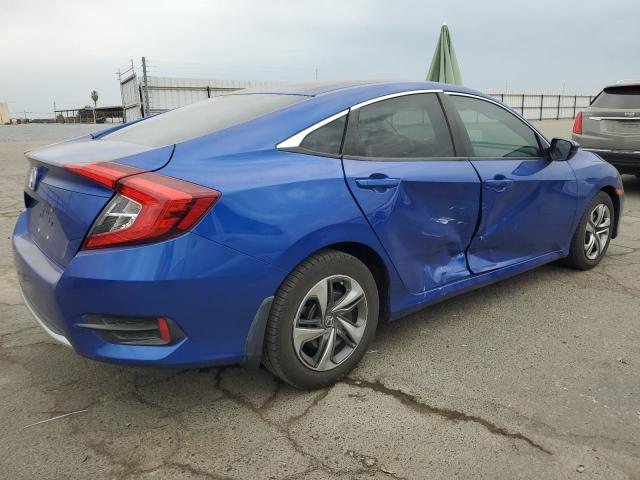 2HGFC2F6XKH520392 - 2019 HONDA CIVIC LX 蓝色 照片 3