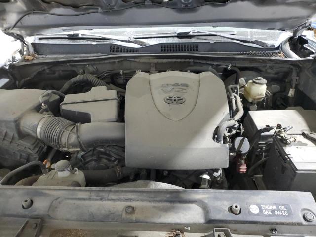 5TFCZ5AN8JX124973 - 2018 TOYOTA TACOMA DOUBLE CAB SILVER photo 11