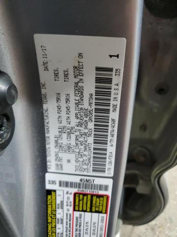 5TFCZ5AN8JX124973 - 2018 TOYOTA TACOMA DOUBLE CAB SILVER photo 13