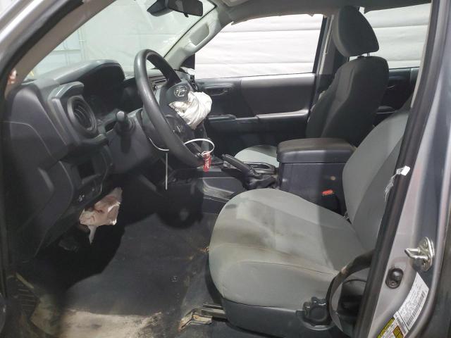 5TFCZ5AN8JX124973 - 2018 TOYOTA TACOMA DOUBLE CAB SILVER photo 7