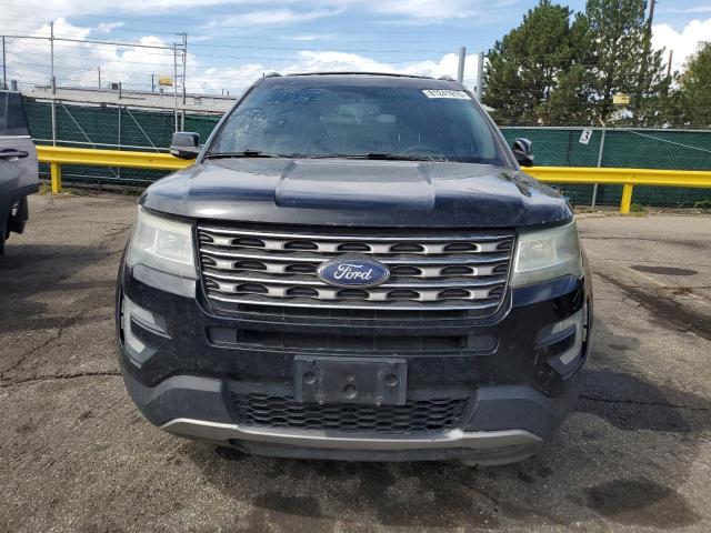 1FM5K8D85GGC48370 - 2016 FORD EXPLORER XLT BLACK photo 5