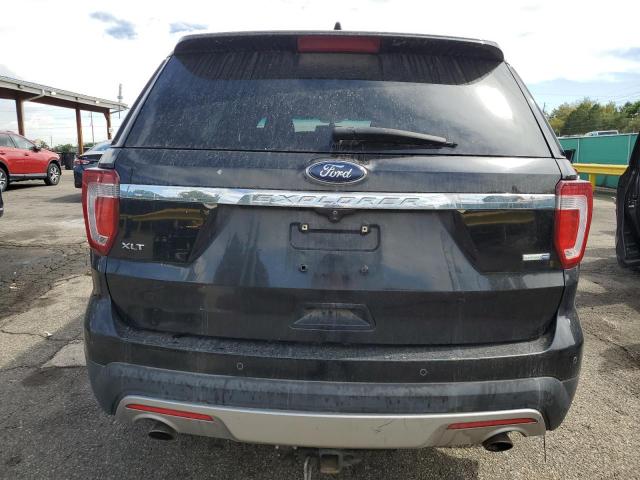 1FM5K8D85GGC48370 - 2016 FORD EXPLORER XLT BLACK photo 6