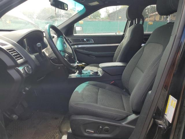 1FM5K8D85GGC48370 - 2016 FORD EXPLORER XLT BLACK photo 7