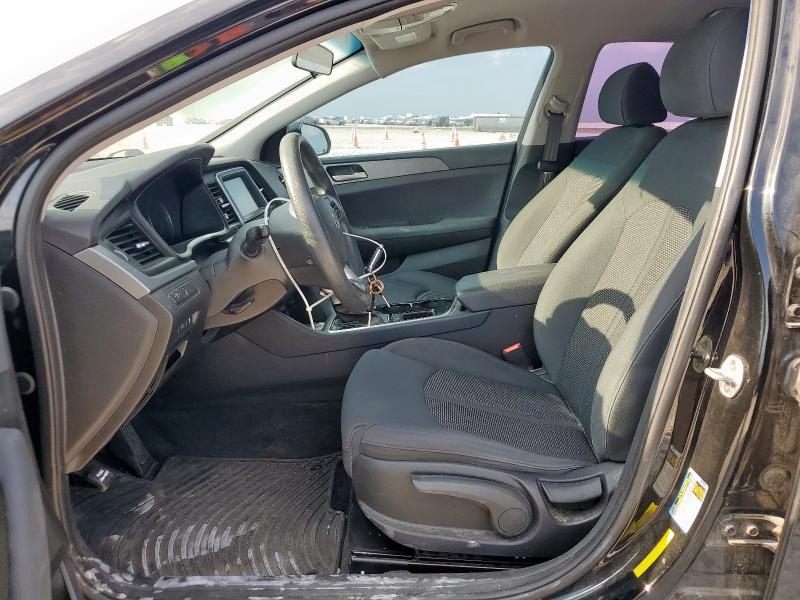 5NPE24AF5KH745262 - 2019 HYUNDAI SONATA SE BLACK photo 7