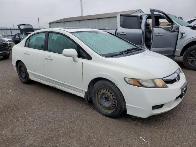 2HGFA1F6XBH102205 - 2011 HONDA CIVIC LX-S WHITE photo 4