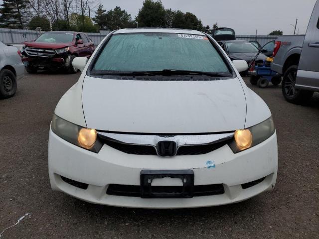 2HGFA1F6XBH102205 - 2011 HONDA CIVIC LX-S WHITE photo 5