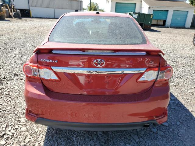 2T1BU4EE9BC572959 - 2011 TOYOTA COROLLA BASE Червоний фото 6