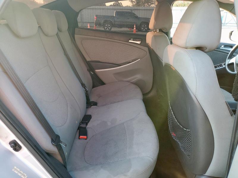 KMHCT4AE3EU588767 - 2014 HYUNDAI ACCENT GLS SILVER photo 10