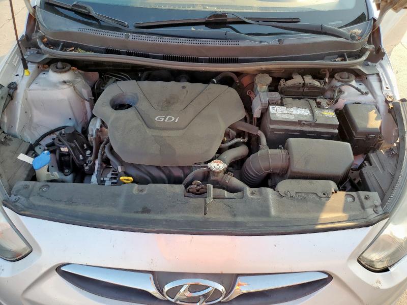 KMHCT4AE3EU588767 - 2014 HYUNDAI ACCENT GLS SILVER photo 11