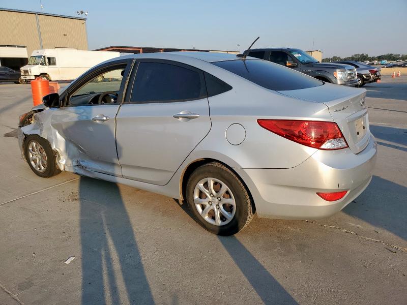 KMHCT4AE3EU588767 - 2014 HYUNDAI ACCENT GLS SILVER photo 2