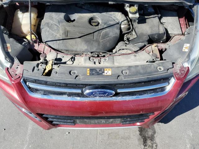 1FMCU9J99GUB27959 - 2016 FORD ESCAPE TITANIUM 红色 照片 12