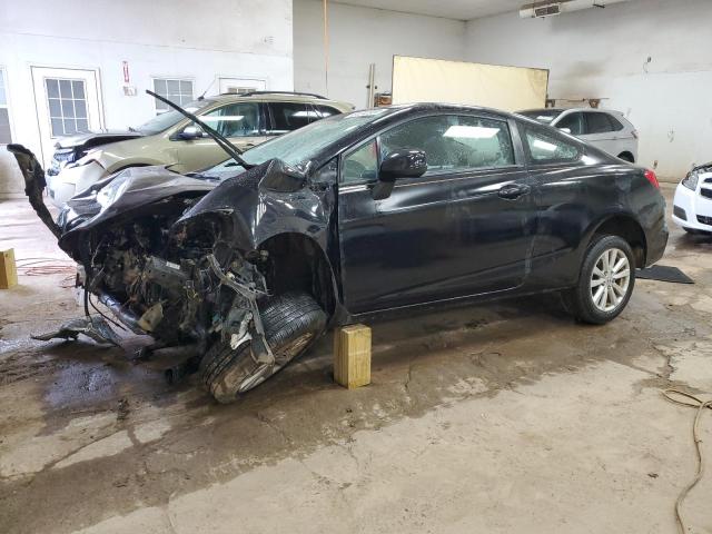2HGFG3B12CH522062 - 2012 HONDA CIVIC EXL შავი ფოტო 1