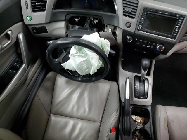 2HGFG3B12CH522062 - 2012 HONDA CIVIC EXL შავი ფოტო 8