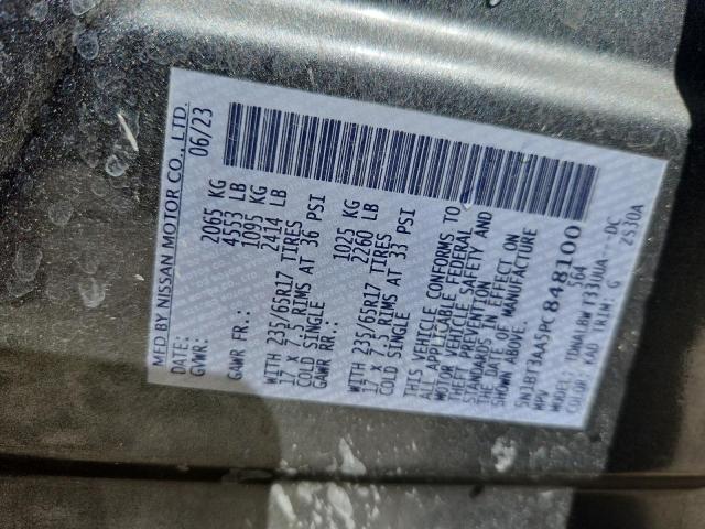 5N1BT3AA5PC848100 - 2023 NISSAN ROGUE S GRAY photo 13