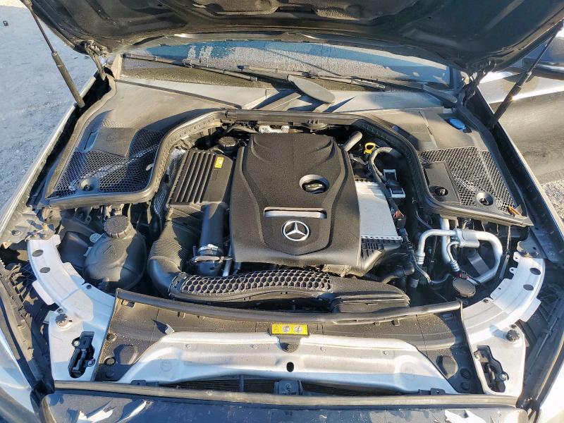 55SWF4JB4HU203985 - 2017 MERCEDES-BENZ C 300 BLACK photo 11