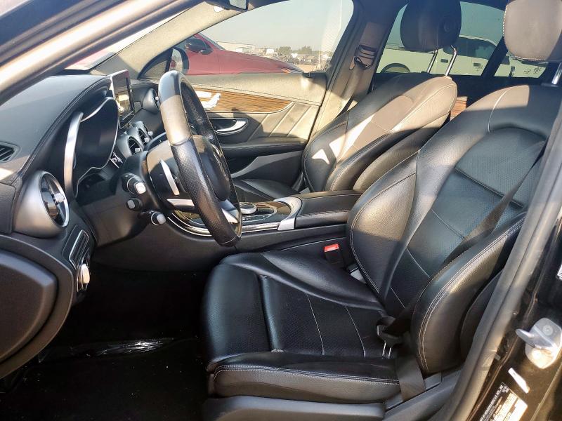 55SWF4JB4HU203985 - 2017 MERCEDES-BENZ C 300 BLACK photo 7