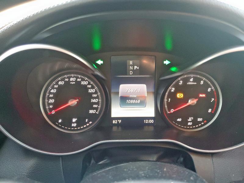 55SWF4JB4HU203985 - 2017 MERCEDES-BENZ C 300 BLACK photo 9