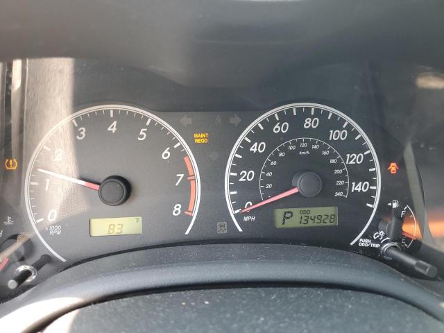 5YFBU4EE5DP189281 - 2013 TOYOTA COROLLA BASE Մոխրագույն լուսանկար 9