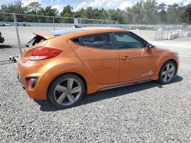 KMHTC6AE5DU166493 - 2013 HYUNDAI VELOSTER TURBO ORANGE photo 3