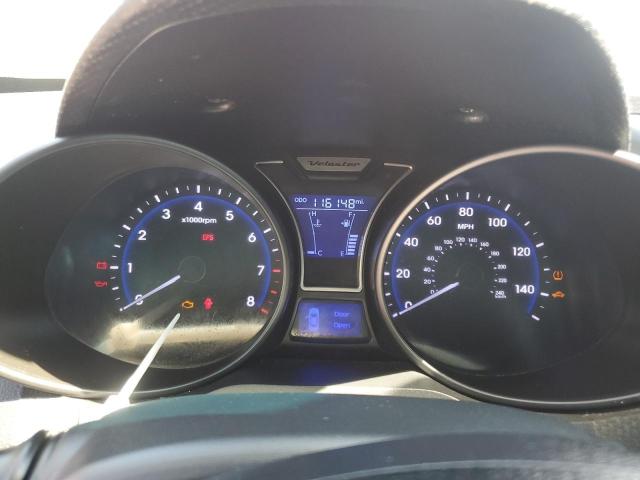 KMHTC6AE5DU166493 - 2013 HYUNDAI VELOSTER TURBO ORANGE photo 9