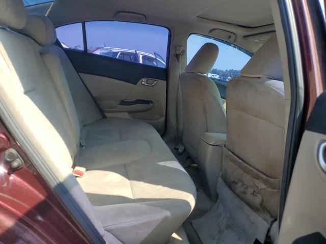 19XFB2F8XCE385219 - 2012 HONDA CIVIC EX Bordo foto 10