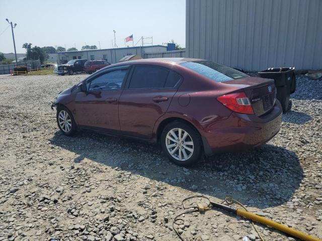 19XFB2F8XCE385219 - 2012 HONDA CIVIC EX Bordo foto 2