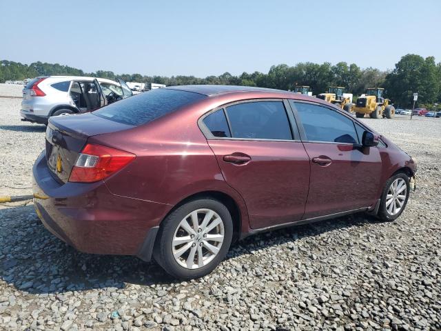 19XFB2F8XCE385219 - 2012 HONDA CIVIC EX Bordo foto 3
