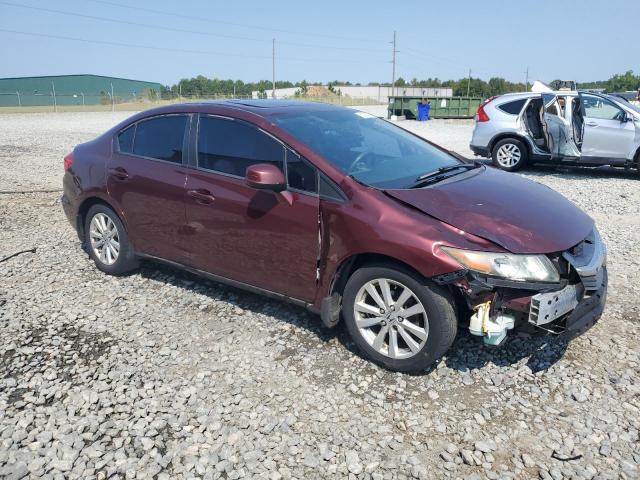 19XFB2F8XCE385219 - 2012 HONDA CIVIC EX Bordo foto 4