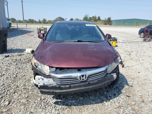 19XFB2F8XCE385219 - 2012 HONDA CIVIC EX Bordo foto 5