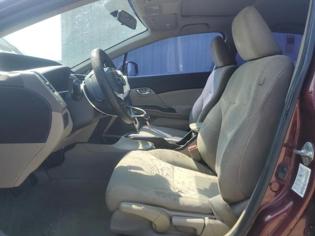 19XFB2F8XCE385219 - 2012 HONDA CIVIC EX Bordo foto 7