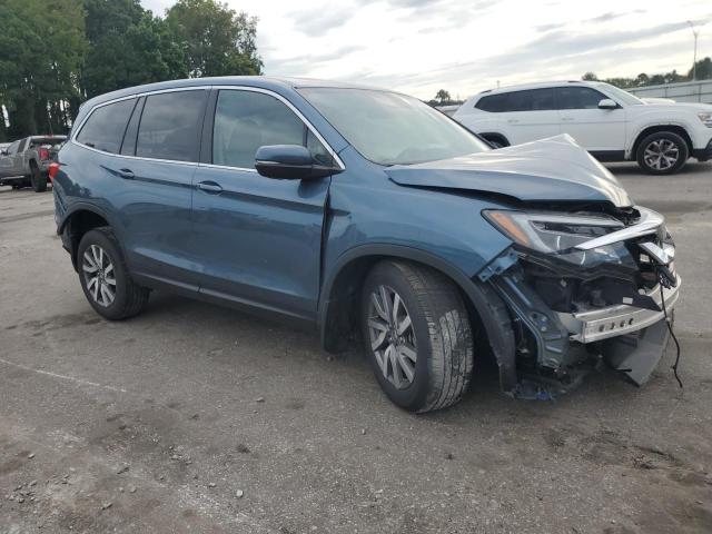 5FNYF5H51KB039943 - 2019 HONDA PILOT EXL 蓝色 照片 4
