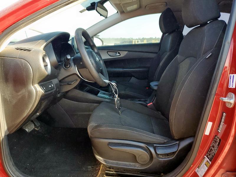 3KPF24AD4KE048723 - 2019 KIA FORTE FE Червоний фото 7