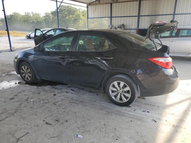 2T1BURHE5FC246249 - 2015 TOYOTA COROLLA L BLACK photo 2