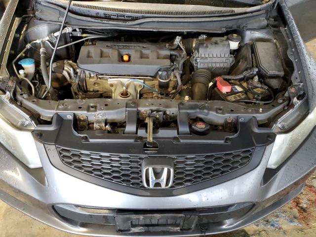 2HGFG3B07CH515924 - 2012 HONDA CIVIC EXL ნაცრისფერი ფოტო 11