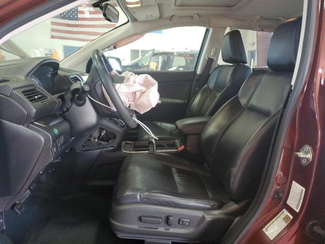 2HKRM4H70FH656912 - 2015 HONDA CR-V EXL BURGUNDY photo 7