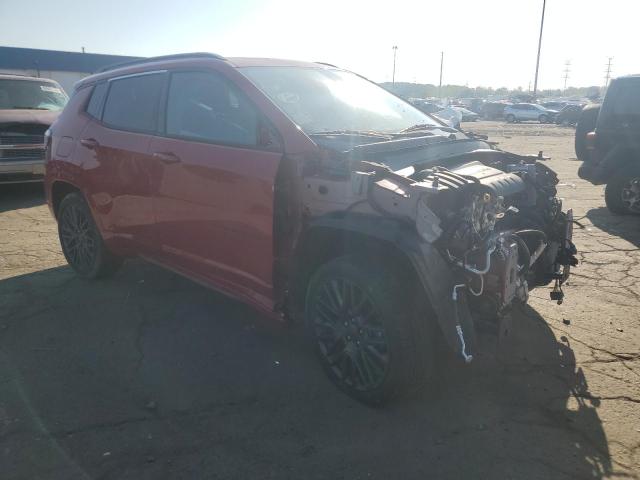 3C4NJDCB8NT222576 - 2022 JEEP COMPASS LIMITED RED photo 4