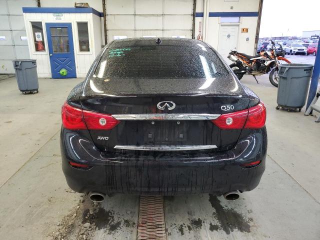 JN1BV7AR7EM683169 - 2014 INFINITI Q50 BASE BLACK photo 6