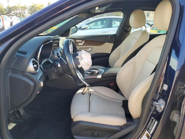 55SWF8EB9KU283907 - 2019 MERCEDES-BENZ C 300 4MATIC BLUE photo 7