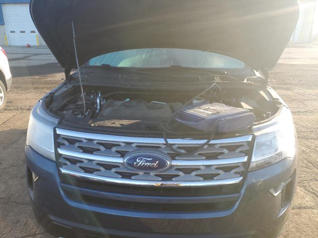 1FM5K8DH0JGC04607 - 2018 FORD EXPLORER XLT Azul foto 11