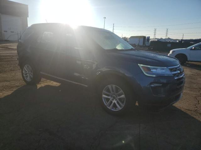 1FM5K8DH0JGC04607 - 2018 FORD EXPLORER XLT Azul foto 4